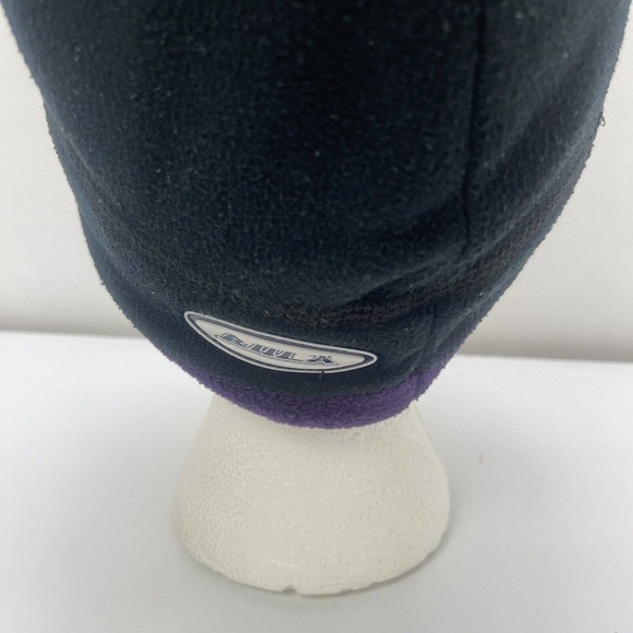 VTG Bula Kansas State Wildcats Beanie Hat Cap Black Purple Embroidered Made USA - Picture 5 of 11